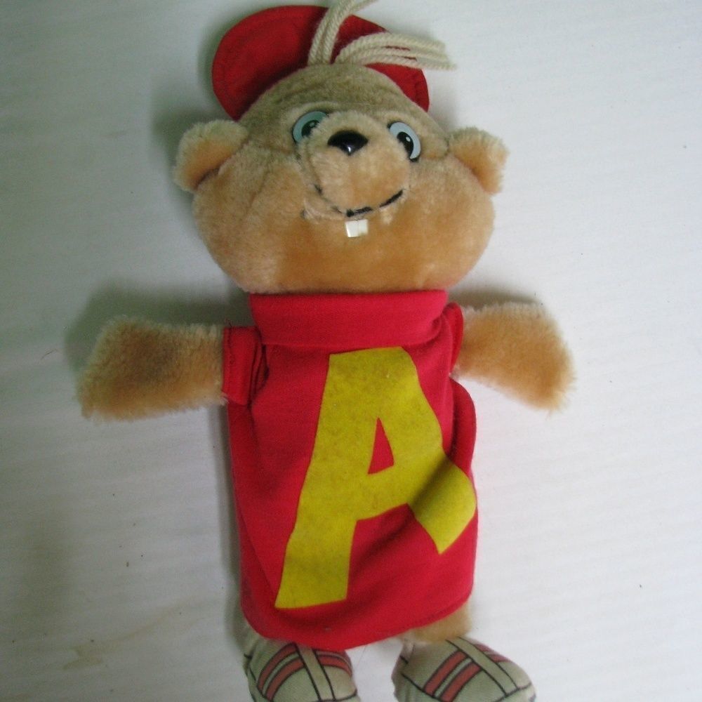 Vintage Alvin The Chipmunk Plushie Toy